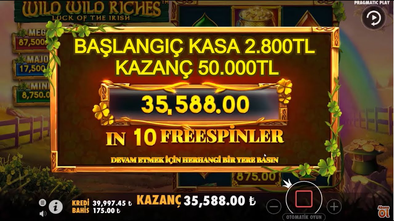 Wild Wild Riches| Küçük Kasa - Yüksek Kazanç PART2  | #PaparaÇekiliş |#SlotVideoları |#Slot |#Casino