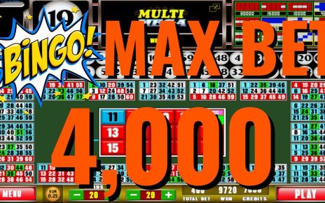 08 Online Casino | Multi Mega Bingo | MAX BET | CREDITS 4,000 ?????