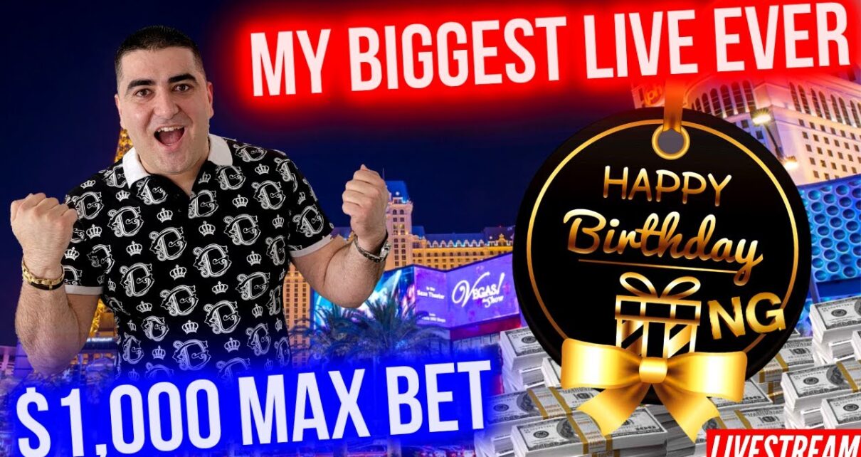 ? ,000 MAX BET Live Stream! High Rolling In Las Vegas Casino