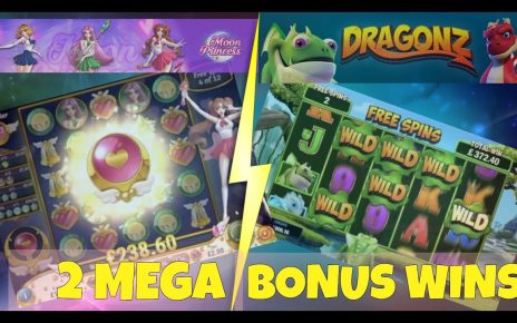 2 MEGA BONUS WINS! Moon Princess & Dragonz (Online Casino + Slots)