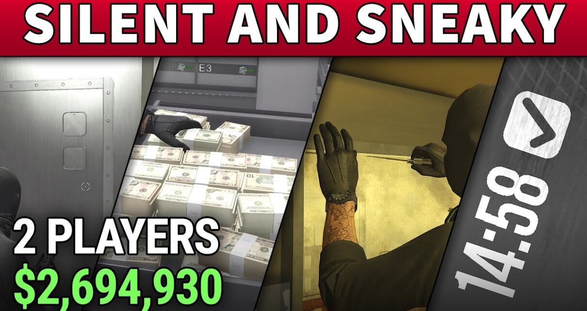 2 PLAYER STEALTH + 2 Daily Vaults ,694,930 | GTA Online Casino Heist Silent and Sneaky ELITE GUIDE