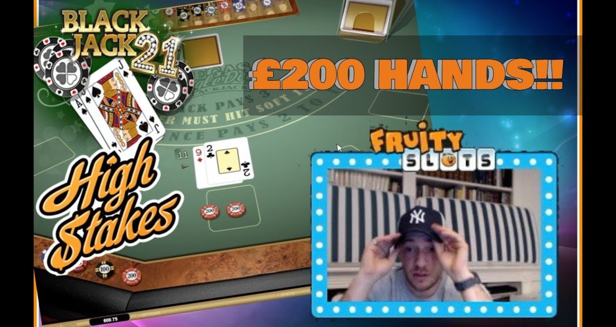 £200 BIG BET BLACKJACK HANDS!! ⚠️(Online Casino)