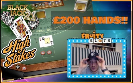 £200 BIG BET BLACKJACK HANDS!! ⚠️(Online Casino)