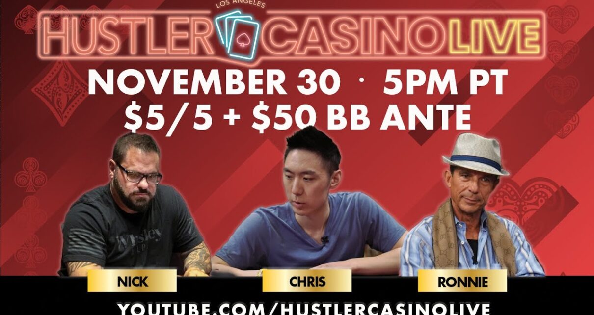 ACTION /5/50 ANTE GAME!! Ronnie, Luda Chris, Nick Vertucci – Commentary by David Tuchman