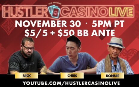 ACTION /5/50 ANTE GAME!! Ronnie, Luda Chris, Nick Vertucci – Commentary by David Tuchman