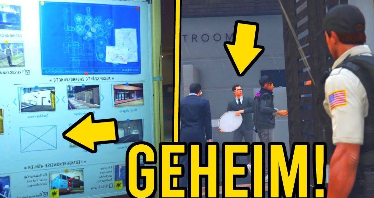 ALLE 6 VERSTECKTEN AUSGÄNGE FINDEN! + Easter Egg – GTA Online: Casino Heist DLC