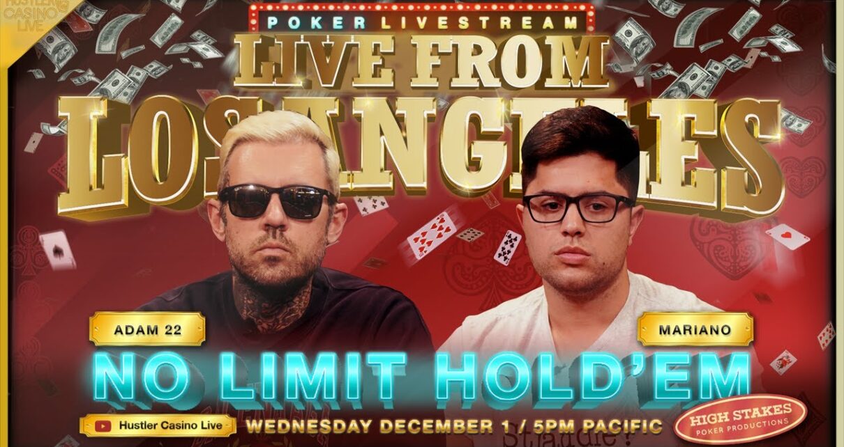 Adam22 & Mariano Play /20 No Limit Hold'em – Commentary by RaverPoker
