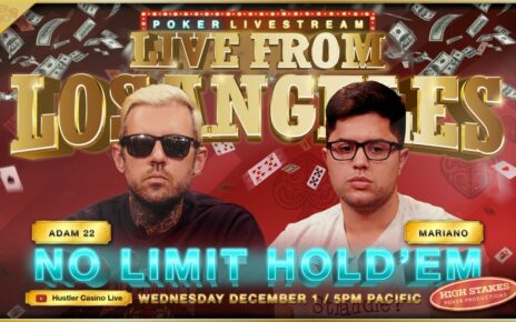 Adam22 & Mariano Play /20 No Limit Hold'em – Commentary by RaverPoker