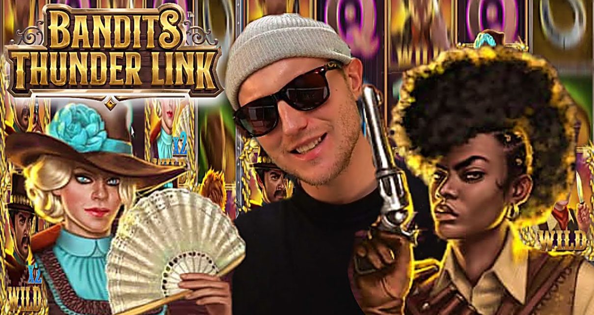 BANDITS THUNDER LINK BIG WIN –  HUGE WIN  ON ONLINE CASINO SLOT FROM CASINODADDY
