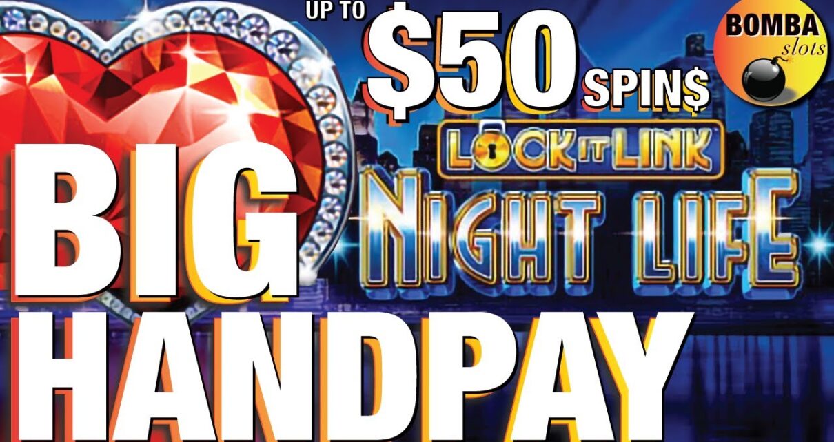 BIG HANDPAY JACKPOT on Night Life ~ Lock it Link at Wynn Casino in Las Vegas! Slot Machine Big Win!