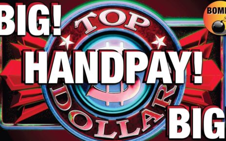 BIG JACKPOT! on TOP DOLLAR  Bets! Old School 3 Reel Slot Machine Jackpot Aria Casino in Las Vegas