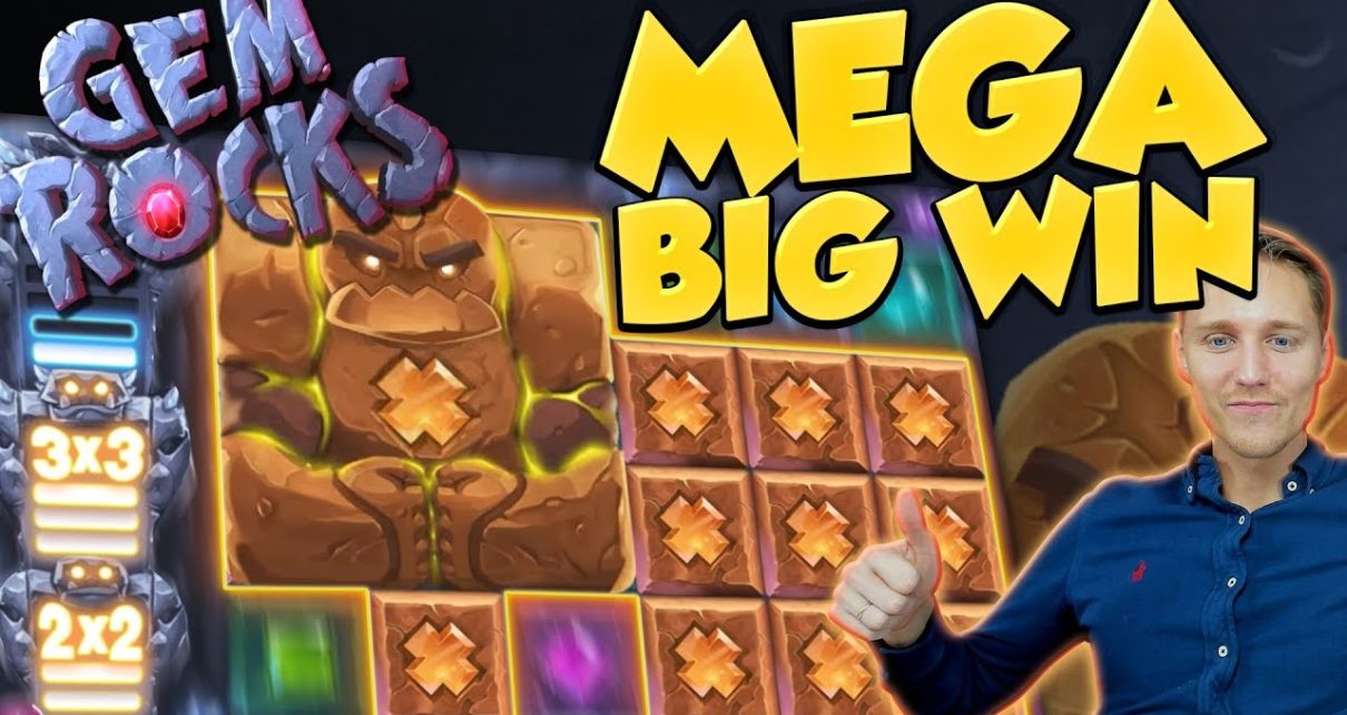 BIG WIN!!! Gem Rocks Big win – Casino Games – free spins (Online Casino)