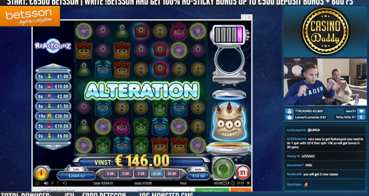 BIG WIN!!!! Reactoonz Big win – Casino – Bonus circular (Online Casino)