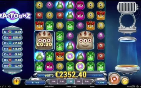 BIGGEST WIN on REACTOONZ slot  |online casino slot