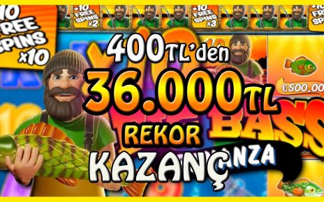 Big Bass Bonanza l 400TL DEN  REKOR KAZANÇ BALIKÇI HASAN l #casino #slot #biggerbassbonanza