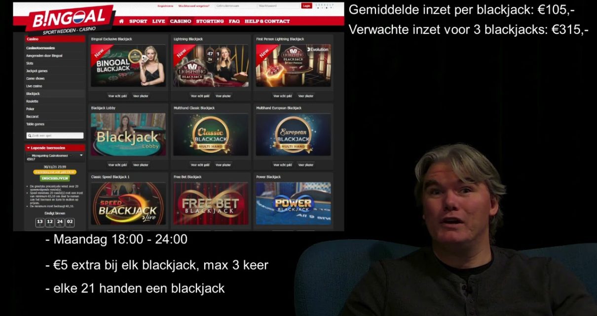 Bingoal Blackjack Promotie| Versla Het Online Casino