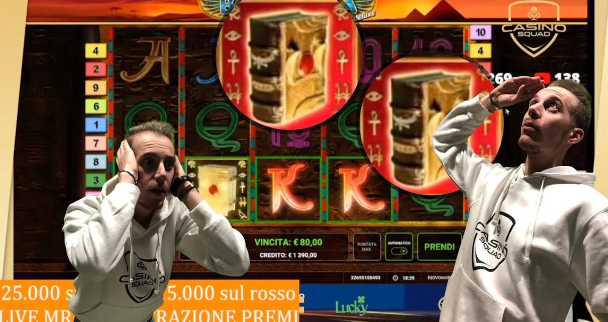 ? CASINÒ ONLINE: Lucky feat Mr. J all’ATTACCO della Book of Ra ?