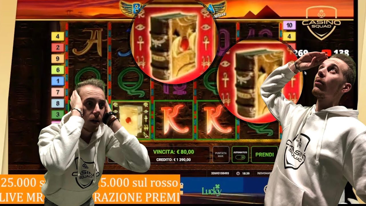 ? CASINÒ ONLINE: Lucky feat Mr. J all’ATTACCO della Book of Ra ?