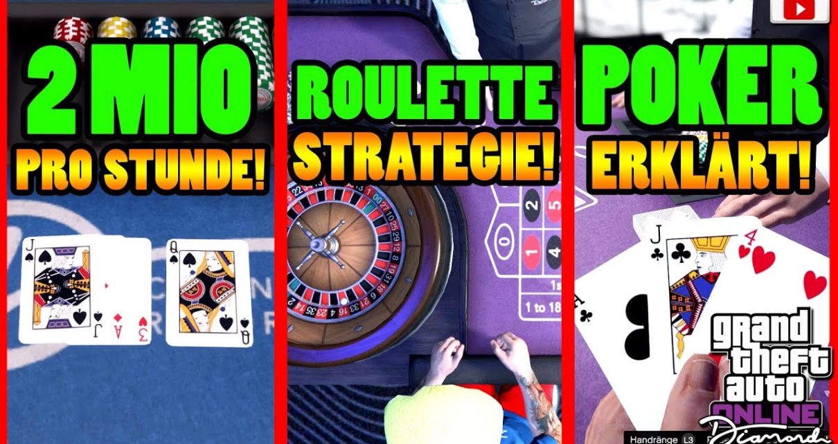 ?Casino 2 MIO DOLLAR Pro Stunde SOLO Geld Trick!? ALLE Spiele Erklärt! [GTA 5 Online Update DLC]
