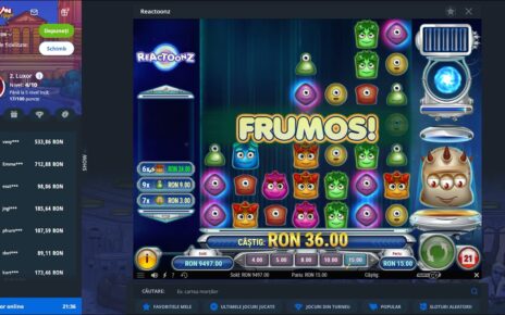 ? Cum am castigat 1000 lei online casino Romania in cateva minute! Reactoonz slot