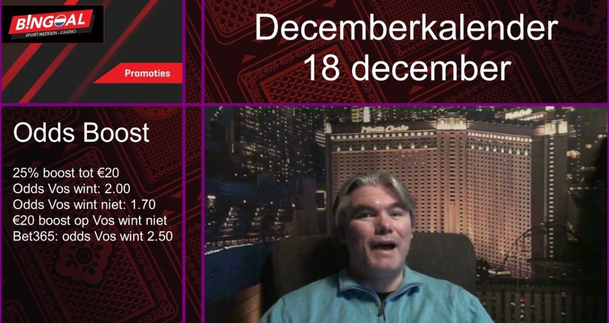 December kalender 18 december 2021 | Versla Het Online Casino