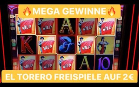 El Torero lange Freispiele 2 EURO? VIELE TOREROS ? MERKUR MAGIE CASINO SPIELHALLE NOVOLINE Jackpot