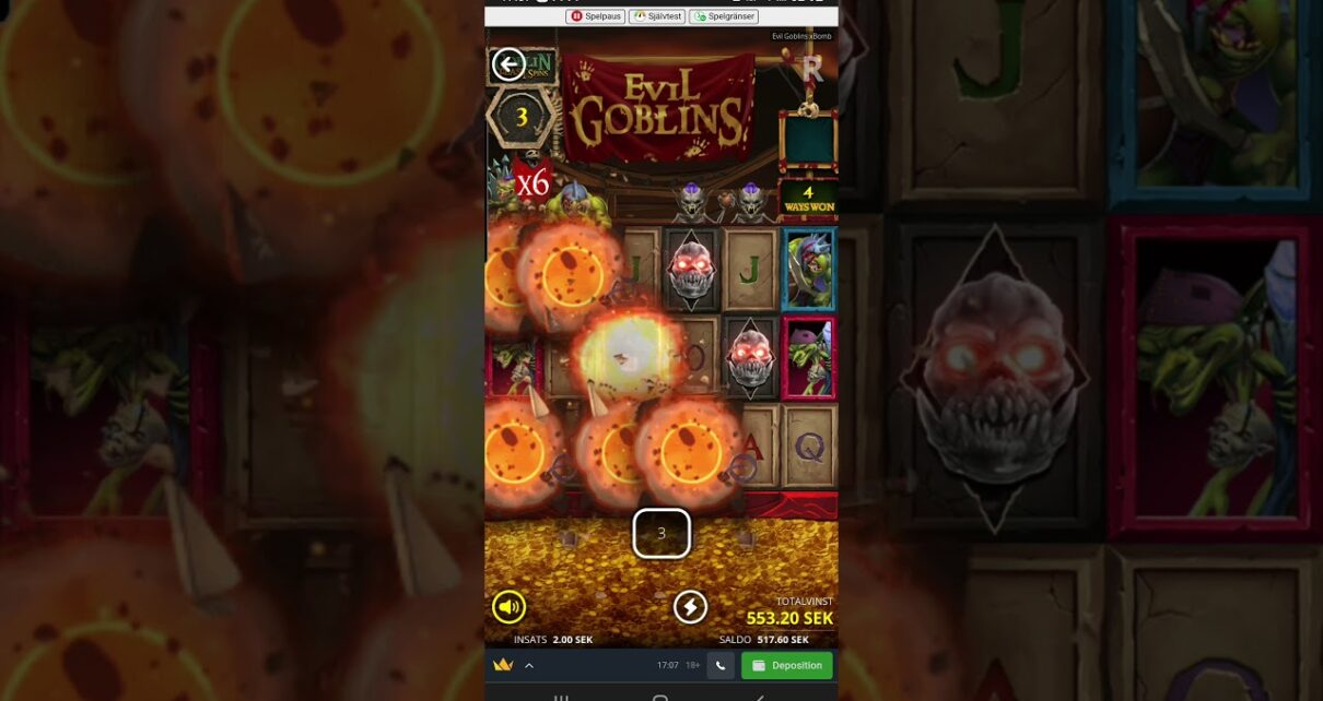 Evil Goblings , Big win at the Online Casino with nolimit city