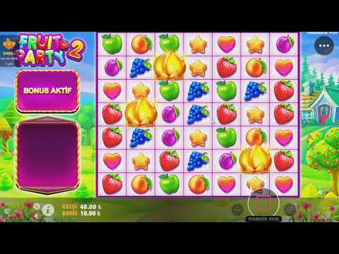 FRUİT PARTY 2 SON KURŞUNLA 412X VURGUN / GÜZEL DÖNDÜ #FruitParty2 #Slot #Casino