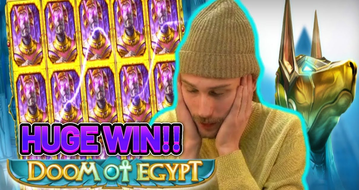 FULLSCREEN!! DOOM OF EGYPT HUGE WIN – ONLINE CASINO BONUS FROM CASINODADDY