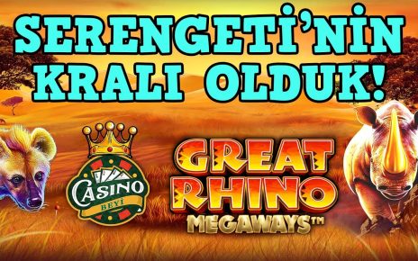 #GreatRhinoMegaways'de Krallığımızı İlan Ettik! – Casino Beyi #slot#casino#slotvurgunları#casinoslot