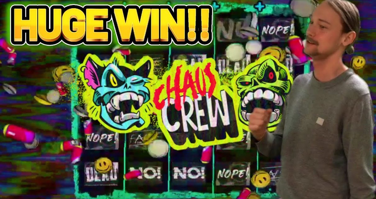 HUGE WIN!! CHAOS CREW BIG WIN – ONLINE CASINO SLOT FROM CASINODADDY LIVE STREAM