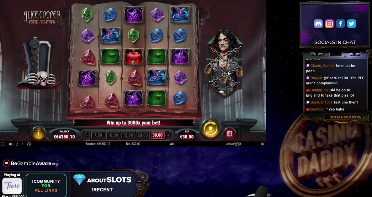 LIVE CASINO SLOTS W CASINODADDY – ABOUTSLOTS.COM – FOR THE BEST BONUSES AND OUR FORUM