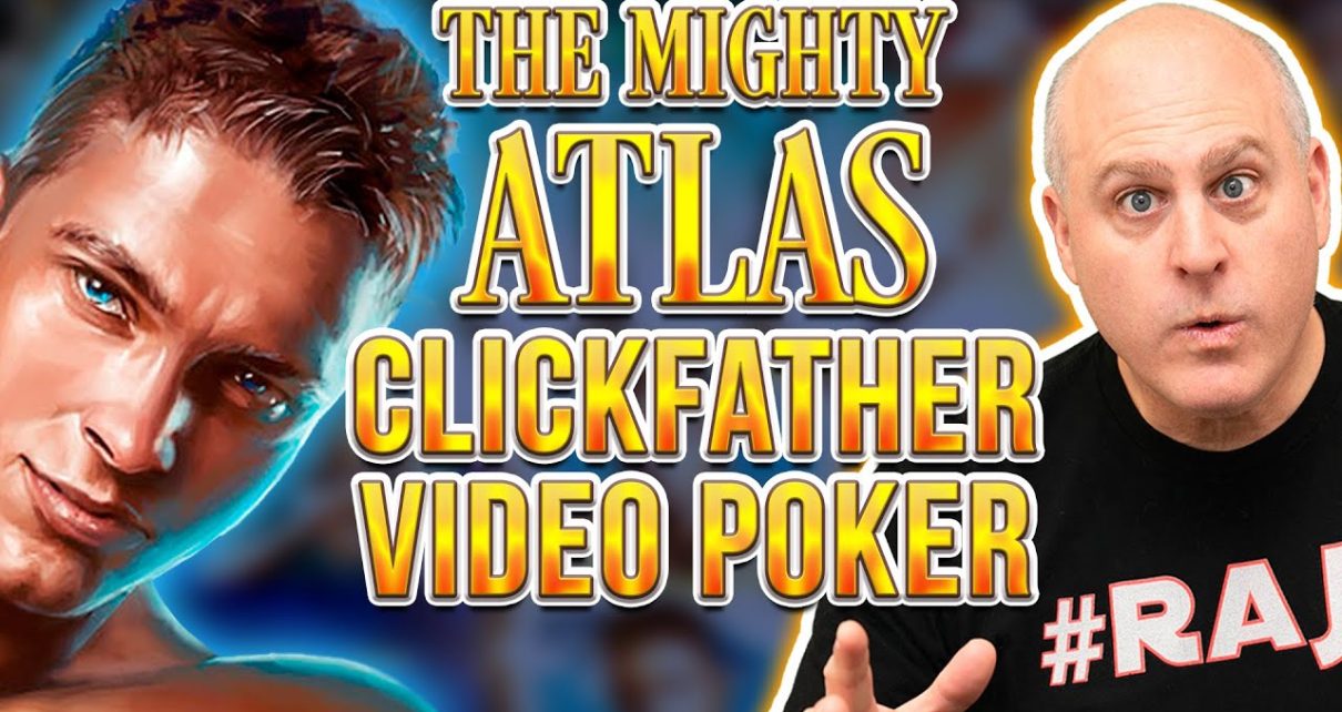Las Vegas High Limit Casino Action ?  Video Poker & Max Bet Mighty Atlas Jackpots