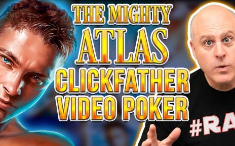 Las Vegas High Limit Casino Action ?  Video Poker & Max Bet Mighty Atlas Jackpots