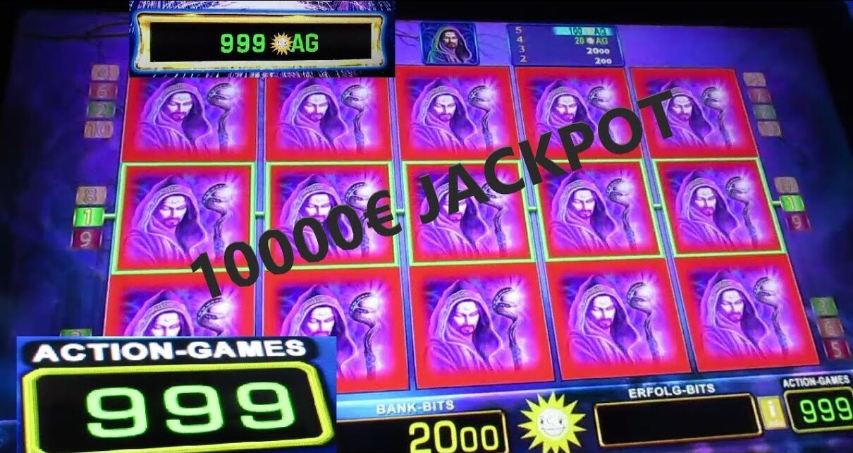 MEGA JACKPOTALARM! Zocken bis der 10000€ Gewinn kommt! Spielautomat EXPLODIERT! Merkur Magie Spielo