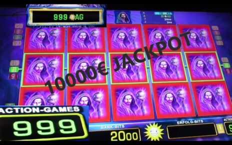 MEGA JACKPOTALARM! Zocken bis der 10000€ Gewinn kommt! Spielautomat EXPLODIERT! Merkur Magie Spielo