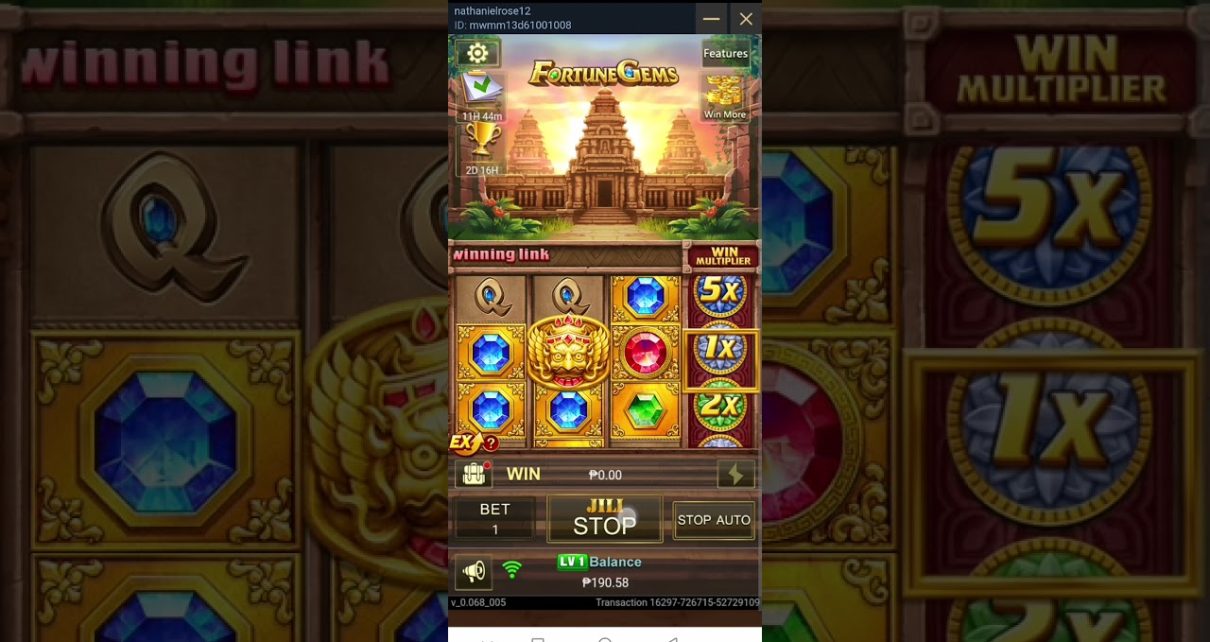 MWPLAY888.COM | FORTUNE GEMS | ONLINE CASINO GAMES | 1 PISO BET CHALLENGE | 100 CASH IN | OHSANG TV