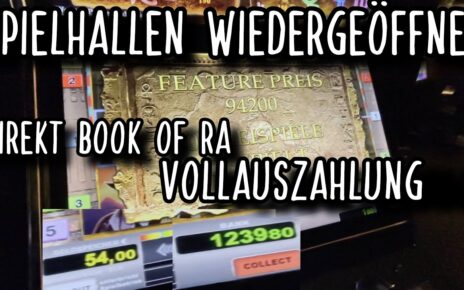 [NEU] Spielothek Wiedereröffnung 2021 DIREKT VOLLAUSZAHLUNG Book of Ra Casino 2€ 4€ Spielautomaten