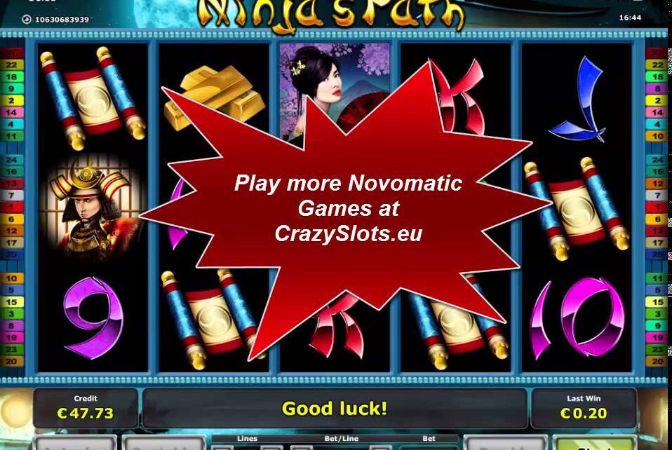 Ninja's Path Slot – New online Casino game Novomatic