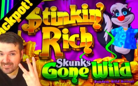 Not 1… Not 2… But 3 JACKPOT HAND PAYS At Grand Casino! ??? NEW! Stinkin' Rich Skunks Gone Wild!