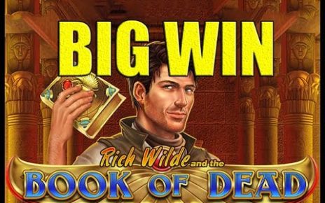 ONLINE CASINO Book of dead – Mega Win – (betsize 2,5 euro bet) – Epic reactions –