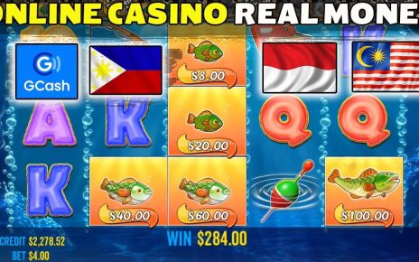 ONLINE CASINO FOR existent MONEY IN PHILIPPINES / INDONESIA / MALAYSIA. I WIN IN BIG BASS BONANZA SLOT!