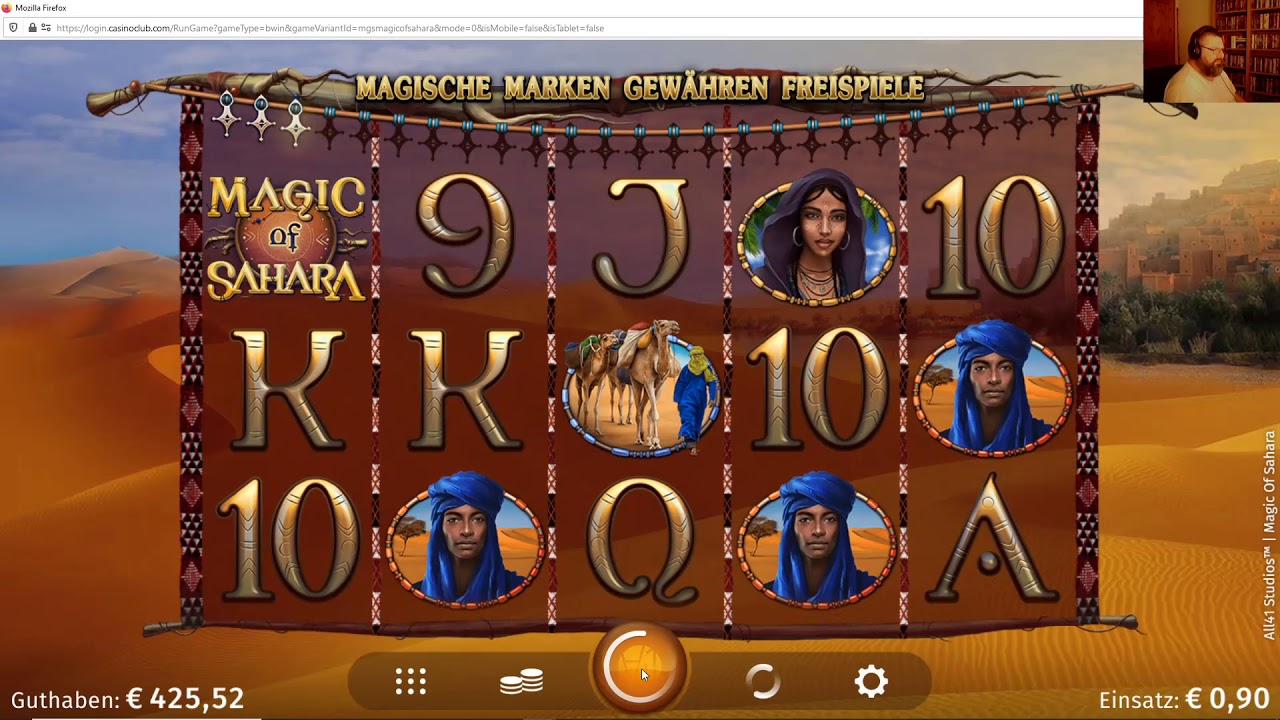 Online Casino Club - Magic of Sahara