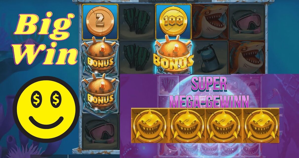 Online Casino Deutsch – Razor Shark / Münzen ballern richtig rein!!!