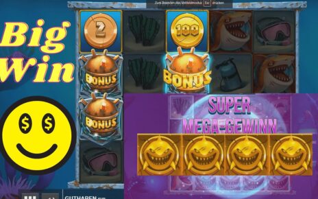 Online Casino Deutsch – Razor Shark / Münzen ballern richtig rein!!!