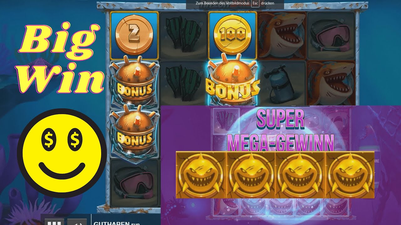 Online Casino Deutsch - Razor Shark / Münzen ballern richtig rein!!!