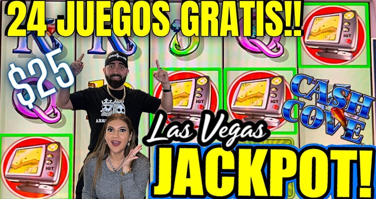 ?REPITIÓ BONOS!! 24 JUEGOS GRATIS ? CASH COVE HIGH LIMIT THE WYNN CASINO LAS VEGAS