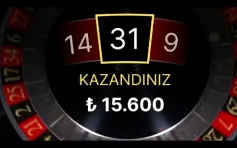 Rulet te 75 TL KATLANIR MI OYNAT BAKALIM | Casino Yuvası