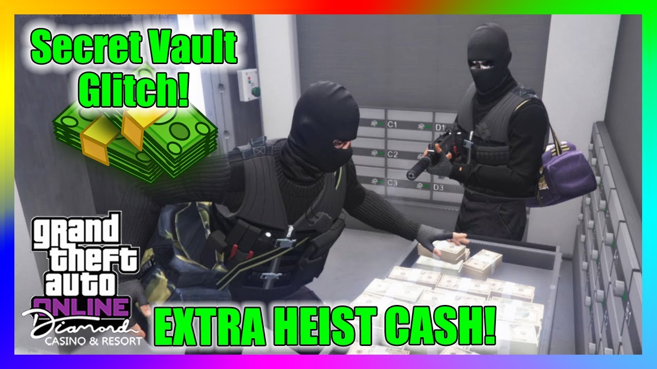 SECRET VAULT GLITCH CASINO HEIST - EARN EXTRA CASH GLITCH INSIDE THE SECRET VAULT Controller | GTA 5