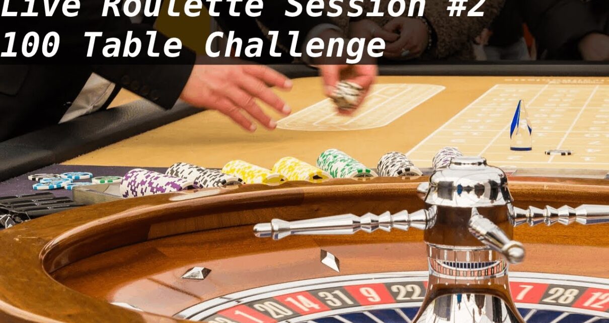 Session #2 0 Starting Online Casino Gambling Live Roulette. Single 0. 100 Table.  Challenge.